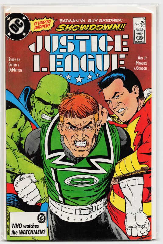 Justice League #5 (1987) Justice League