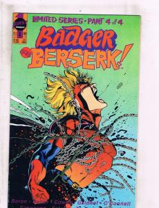 Lot of 4 Badger Goes Berserk! First Comic Books # 1 2 3 4 WT5 