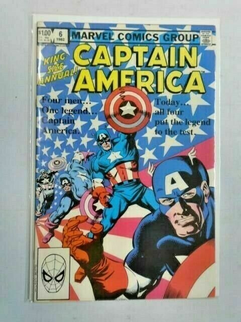 Captain America Annual #6 DIR 8.5 VF+ (1982)