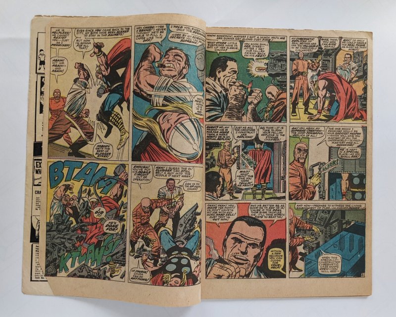 Thor #141 (1967)  GD/VG    MISSING CUT-OUT one panel on story page 9