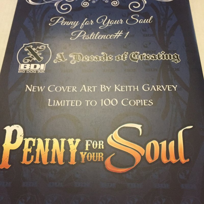 2022 BDI Penny For Your Soul Pestilence Keith Garvey Virgin #1 Limited100