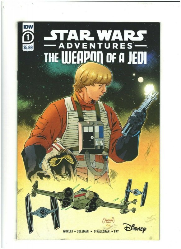 Star Wars Adventures Weapon of A Jedi #1 VF 8.0 IDW Comics Luke Skywalker