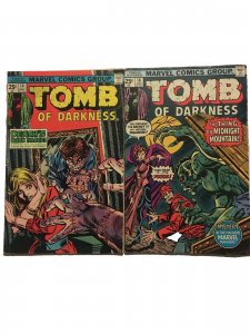 Tomb of Darkness #14 & #18 Lot Kirby Romita Marvel Bronze Age Vintage Horror