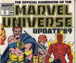 Official Hand book to The Marvel Universe Update ’89 # 4