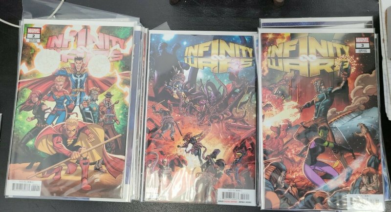 Infinity Wars 1-6+Prime 1 +fallen guardian 1 some variants Marvel Comic 15 issue