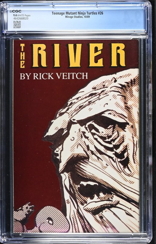 Teenage Mutant Ninja Turtles #26 (10/89) Graded CGC 9.4