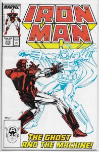 Iron Man   vol. 1  #219 FN Michelienie/Layton, Ghost