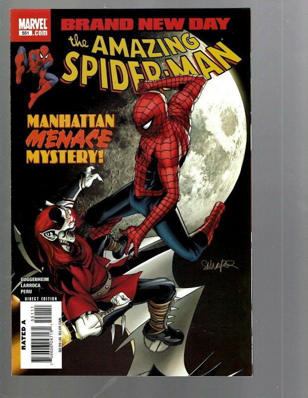 9 Amazing Spider-Man Comic Books # 544 544 545 547 548 549 551 552 553 TJ3