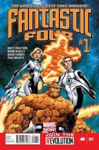 Fantastic Four #1 (2013) Mark Bagley Cover MARVEL NM.