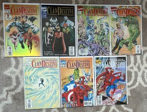 Clan Destine #1,Preview (fine),3,4,5,6,7 NM Lot 1994 Alan Davis Marvel