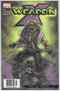 Weapon X (vol. 2, 2002) #27 GD (Man and Monster 2) Sabretooth, Tieri/Mandrake