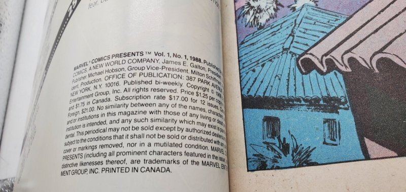 Marvel Comics Presents #1 WOLVERINE (1988) Silver Surfer WP NM/MT 9.8 ?️