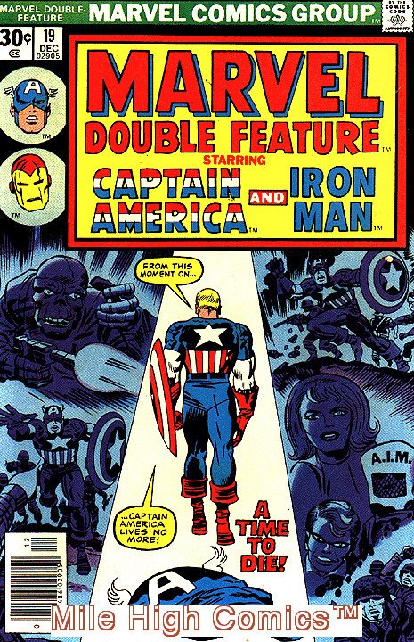 MARVEL DOUBLE FEATURE (1973 Series) #19 Good Comics Book