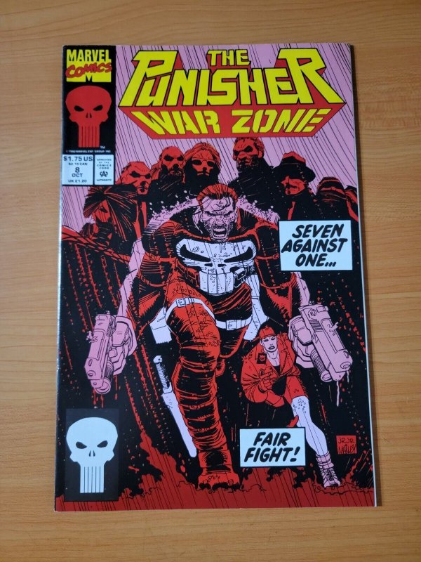 Punisher War Zone #8 Direct Market Edition ~ NEAR MINT NM ~ 1992 Marvel Comics 