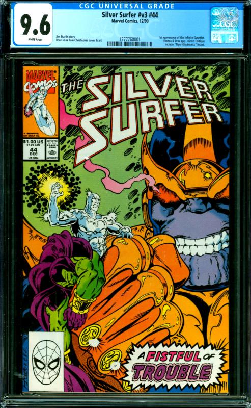 Silver Surfer #v3 #44 CGC Graded 9.6