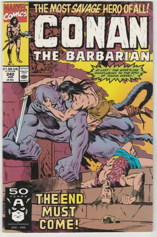 Conan the Barbarian #240 (Jan-91) NM- High-Grade Conan the Barbarian