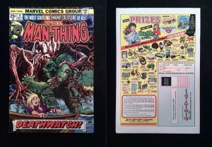 Man-Thing #9  Marvel Comics 1974 VF- 