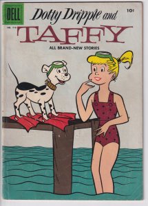 DOTTY DRIPPLE AND TAFFY FOUR COLOR #718 (Mar 1956) VG4.0 slight yllg-white paper
