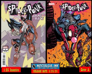 SPIDER-PUNK ARMS RACE #3 CVR A + 1:25 DODSON VAR NM MARVEL PRESALE PROSHIPS 4/24