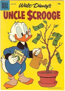 Uncle Scrooge (Walt Disney) #18A FAIR ; Dell | low grade comic August 1957 15 Ce