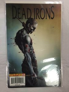 Dead Irons #1 Comic Book Dynamic Forces Exclusive Dynamite Signed James Kuhoric