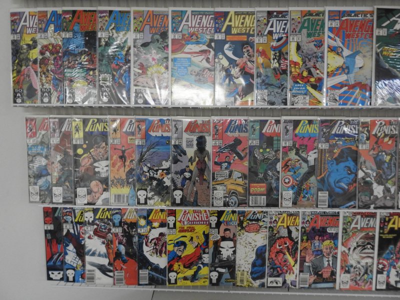 Huge Lot of 150+ Comics W/ Punisher, Avengers +More! Avg. VF- Condition!