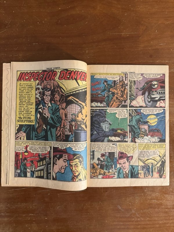 Police Comics #127 (Quality Comics 1953) [GD] “Thunder In Thailand”