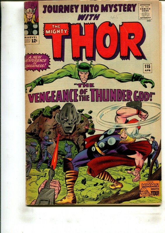 JOURNEY INTO MYSTERY #115 (5.5) LOKI! 1965