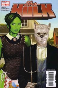 She-Hulk (2nd Series) #11 VF ; Marvel | Grant Wood American Gothic Tribute