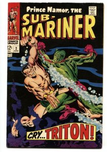Sub-Mariner #2 1968- Marvel Comics - VF-