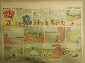 Donald Duck Sunday Page by Walt Disney from 12/14/1941 Half Page Size 