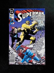 Superman #40 2nd Series DC Comics 1990 VF/NM Newsstand