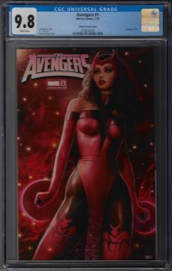 Avengers #1 2023 Nathan Szerdy Unknown Cover Graded CGC 9.8 Marvel Comics GB1