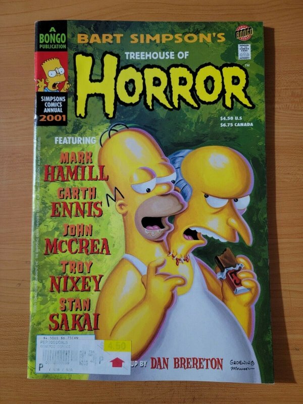 Bart Simpson's Treehouse of Horror Annual 2001 ~ VERY FINE VF ~ 2001 Bongo