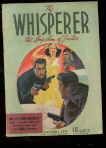 WHISPERER PULP FEB 1941 GOOD GIRL ART STREET & SMITH FN