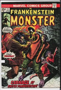 The Frankenstein Monster #11 (1974) Frankenstein Monster