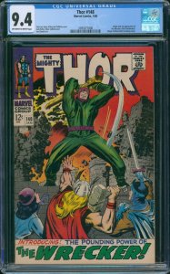 Thor #148 (Marvel, 1968) CGC 9.4 - KEY