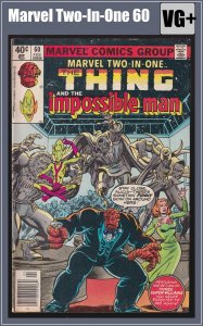 Marvel Two-In-One 60 (1980) VG+ Impossible ManMark Jewelers