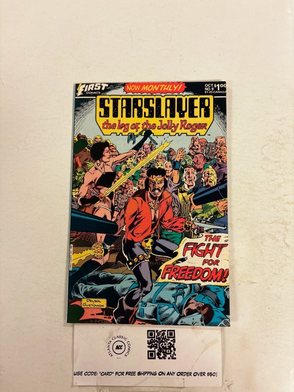 Starslayer #9 NM First Comic Books MIke Grell Warlord John Carter 3 HH72