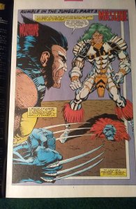 #139 (1993) Wolverine on one side Ghost Rider on the other.