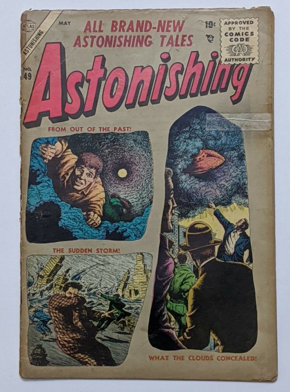 Astonishing #49 (May 1956, Atlas) Fair/Good 1.5 Bill Everett cover 