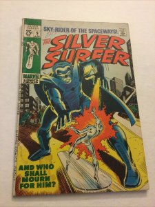 Silver Surfer 5 Vg+ Very Good+ 4.5 Water Damage Marvel Comics