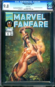 Marvel Fanfare #57 Joe Chiodo Cover Marvel Comics 1991 CGC 9.8