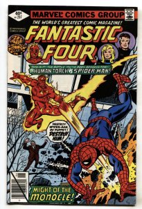 FANTASTIC FOUR #207-Spider-Man-marvel comic book