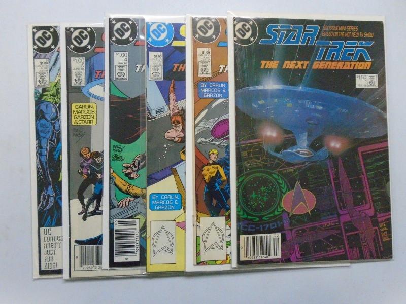 Star Trek The Next Generation (1st Series), Set:#1-6, 6.0 (1988)