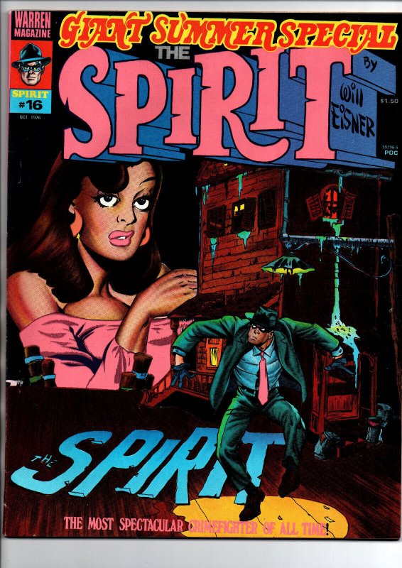 The Spirit #16 - Will Eisner - Bill DuBay - Warren Magazine - 1976 - (-NM)