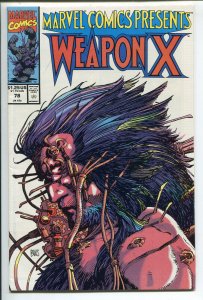 Marvel Comics Presents #78 - Weapon X! - 1991 (Grade 9.2)