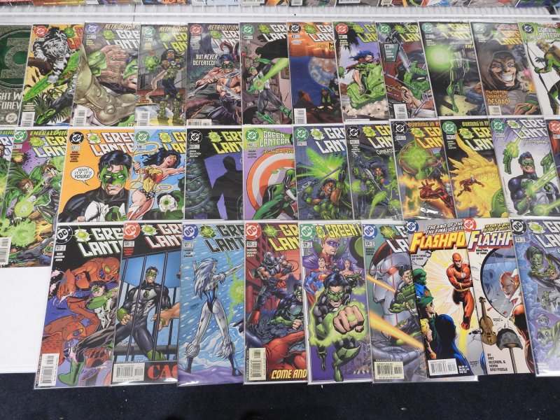 Huge Lot 150+ Comics W/ Flash and Green Lantern! Avg VF Condition!
