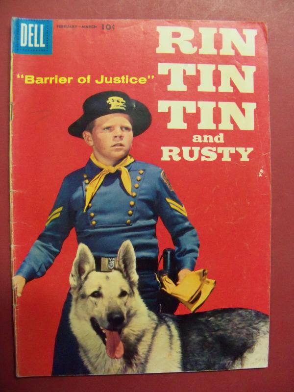 RIN TIN TIN #23  FEB 1958 SILVER AGE DELL COMICS