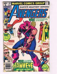 Avengers # 189 VG Marvel Comic Book Hulk Thor Iron Man Captain America J76